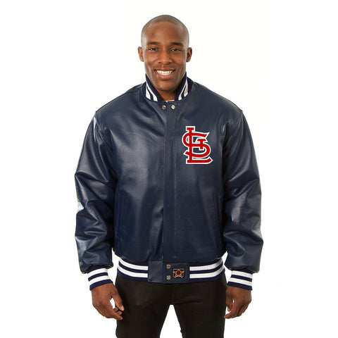 St. Louis Cardinals JH Design Team Color Leather Jacket
