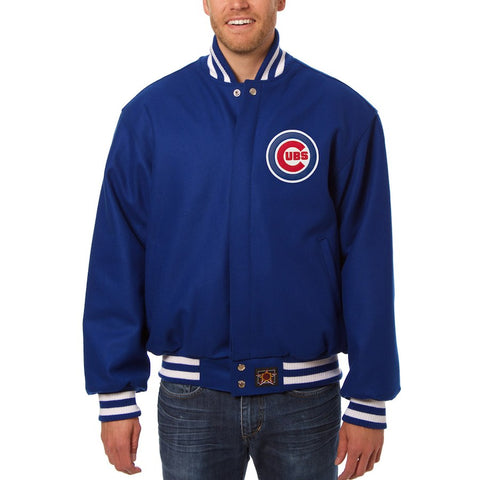 Chicago Cubs JH Design Team Color Wool Jacket - Royal