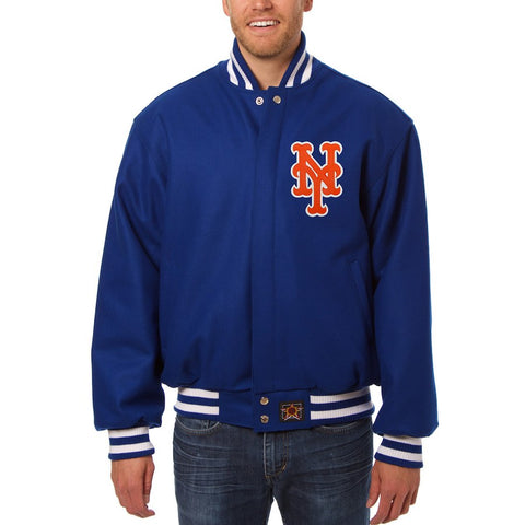 New York Mets JH Design Team Color Wool Jacket - Royal
