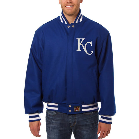 Kansas City Royals JH Design Team Color Wool Jacket - Royal