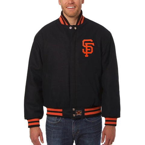 San Francisco Giants JH Design Team Color Wool Jacket - Black