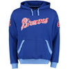 Atlanta Braves Majestic Reach Forever Cooperstown Collection Pullover Hoodie - Royal