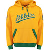 Oakland Athletics Majestic Reach Forever Cooperstown Pullover Hoodie - Yellow