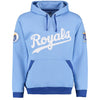 Kansas City Royals Majestic Reach Forever Cooperstown Pullover Hoodie - Light Blue
