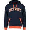 Detroit Tigers Majestic Reach Forever Cooperstown Pullover Hoodie - Navy