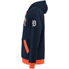 Detroit Tigers Majestic Reach Forever Cooperstown Pullover Hoodie - Navy
