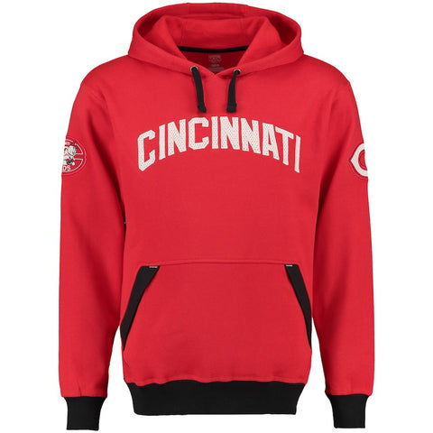 Cincinnati Reds Majestic Reach Forever Cooperstown Pullover Hoodie - Red