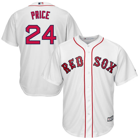 David Price Boston Red Sox Majestic Official Cool Base Player Jersey - White