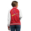 St. Louis Cardinals Majestic Women's Athletic Greatness Full-Zip Varsity Jacket - Red