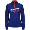 New York Mets Majestic Women's Authentic Collection 1/4-Zip Streak Fleece - Royal
