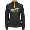 Pittsburgh Pirates Majestic Women's Authentic Collection 1/4-Zip Streak Fleece - Black