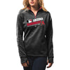 Arizona Diamondbacks Majestic Women's Authentic Collection 1/4-Zip Streak Fleece - Black