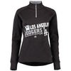 Los Angeles Dodgers Majestic Women's Authentic Collection 1/4-Zip Streak Fleece