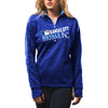 Kansas City Royals Majestic Women's Authentic Collection 1/4-Zip Streak Fleece