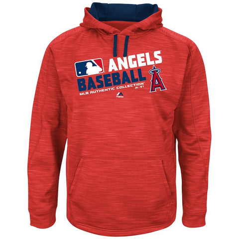 Los Angeles Angels Majestic Authentic Collection Team Choice Streak Hoodie - Red