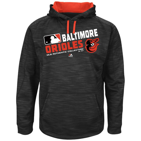 Baltimore Orioles Majestic Authentic Collection Team Choice Streak Hoodie - Black