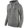 Atlanta Braves Women's Gym Vintage Full-Zip Hoodie - Gray