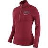 Los Angeles Angels Women's Element Half-Zip Long Sleeve T-Shirt - Red