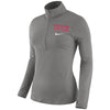 Boston Red Sox Women's Element Half-Zip Long Sleeve T-Shirt - Gray