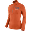 Detroit Tigers Women's Element Half-Zip Long Sleeve T-Shirt