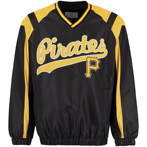 Pittsburgh Pirates G-III Sports by Carl Banks Heavy Hitter Pullover Jacket - Black
