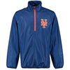 New York Mets G-III Sports by Carl Banks Double Play Half-Zip Jacket - Royal