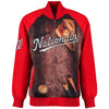 Washington Nationals G-III Sports by Carl Banks Slugger Varsity Full-Zip Jacket - Red