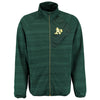 Oakland Athletics G-III Sports by Carl Banks Full Count Track Jacket - Green