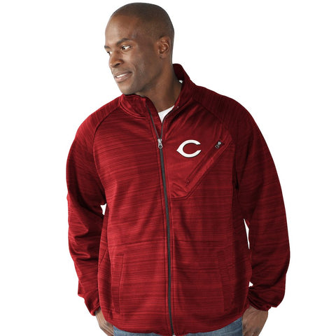 Cincinnati Reds G-III Sports by Carl Banks Full Count Track Jacket - Red