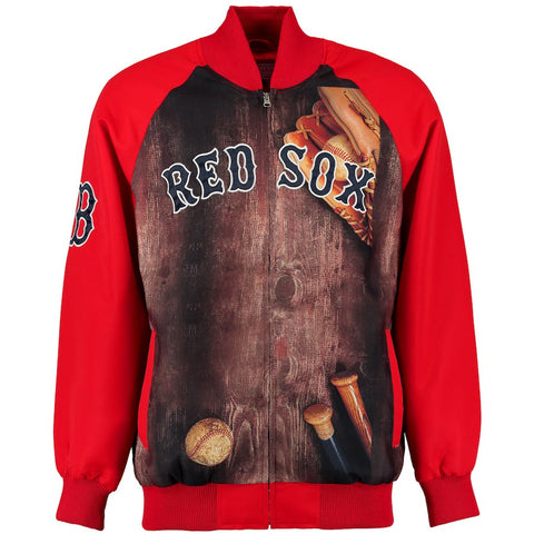 Boston Red Sox G-III Sports by Carl Banks Slugger Varsity Full-Zip Jacket - Red
