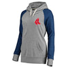 Boston Red Sox Women's Timeless Lounge Fashion Pullover Hoodie - Gray