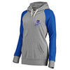 Kansas City Royals Women's Timeless Lounge Fashion Pullover Hoodie - Gray