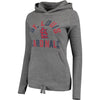 St. Louis Cardinals Women's Modern First Time Team Fashion Pullover Hoodie - Gray