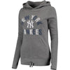 New York Yankees Women's Modern First Time Team Fashion Pullover Hoodie - Gray