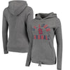 St. Louis Cardinals Women's Modern First Time Team Fashion Pullover Hoodie - Gray