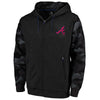 Atlanta Braves Modern Tactical Full-Zip Hoodie - Black/Camo