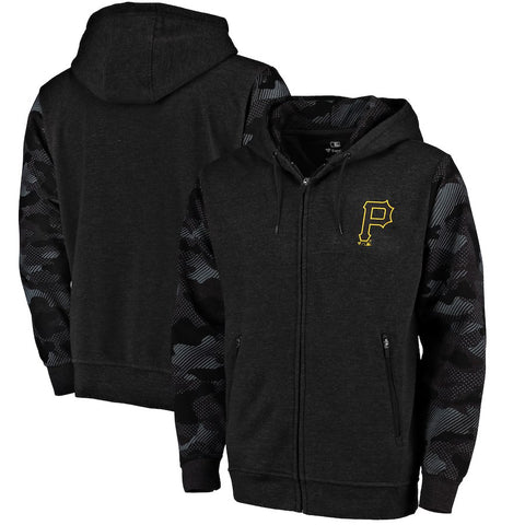 Pittsburgh Pirates Modern Tactical Full-Zip Hoodie - Black/Camo