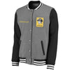 Pittsburgh Pirates Timeless Throwback Varsity Jacket - Heathered Gray/Black