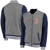 Boston Red Sox Timeless Throwback Varsity Jacket - Heathered Gray/Navy