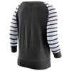 Pittsburgh Pirates Women's Cooperstown Collection Gym Vintage Sweatshirt - Black