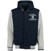 Detroit Tigers JH Design World Series Champions Commemorative Reversible Jacket - Navy/Gray