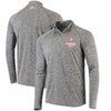 Texas Rangers Under Armour Tech Quarter-Zip Performance Pullover - Charcoal
