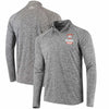 Miami Marlins Under Armour Tech Quarter-Zip Performance Pullover - Charcoal