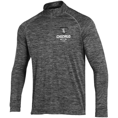 Chicago White Sox Under Armour Tech Quarter-Zip Performance Pullover - Charcoal
