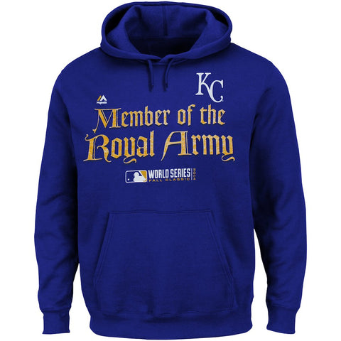 Kansas City Royals Majestic Member of the Royal Army Hoodie - Royal