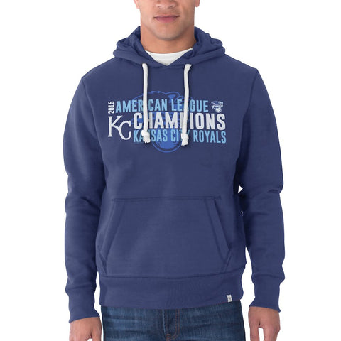 Kansas City Royals '47 2015 American League Champions Cross Check Hoodie - Blue