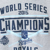 Kansas City Royals G-III Sports by Carl Banks 2015 World Series Motions Pullover Hoodie - Gray/Navy