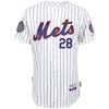 Daniel Murphy New York Mets Majestic Authentic Player Jersey with 2015 World Series Patch - White/Royal