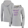 Texas Rangers Women's 2015 Local Playoff Pullover Hoodie - Gray