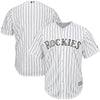 Colorado Rockies Majestic Big & Tall Cool Base Team Jersey - White/Purple